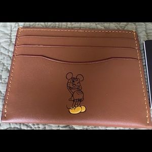 Coach credit card holder “Mickey Mouse”